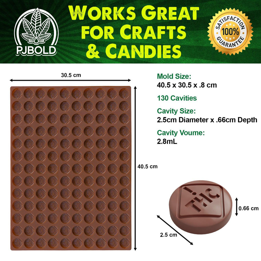 Chocolate Candy Molds,148 Cavity Star &Love Shape Food Grade