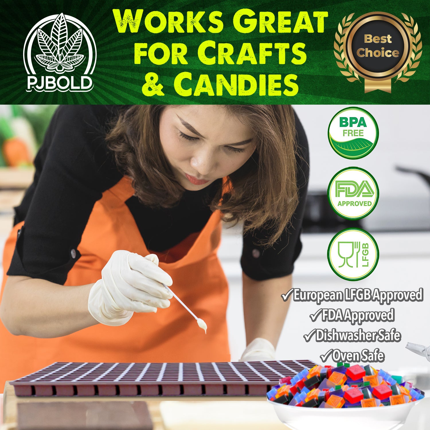 Mushroom Candy Mold, 2 Pack – PJ Bold