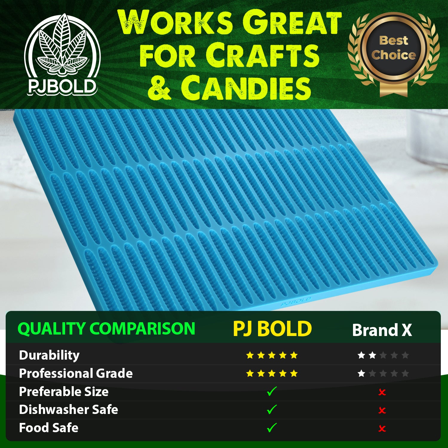 Gummy Worm Silicone Mold, 4mL, 87 Cavity, Half Sheet, Blue – PJ Bold