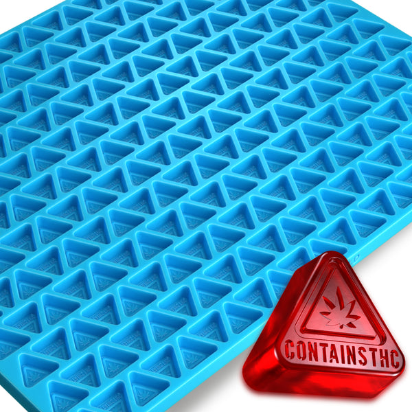 MA, ME, RI, VT THC Triangle Silicone Mold-  2.5mL, 252 Cavity, Half Sheet