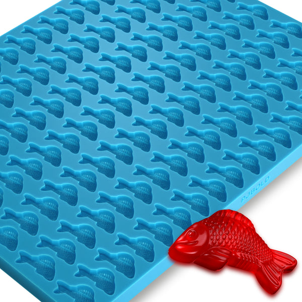 Gummy Worm Silicone Mold, 4mL, 87 Cavity, Half Sheet, Blue – PJ Bold