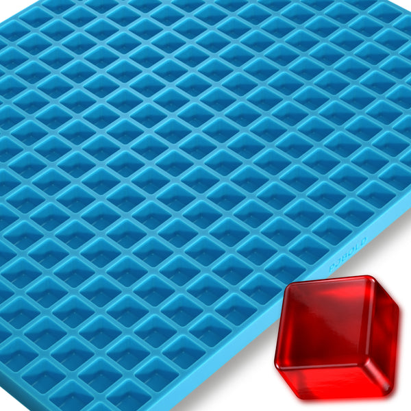 Square Silicone Mold, 3.5mL, 266 Cavity, Half Sheet