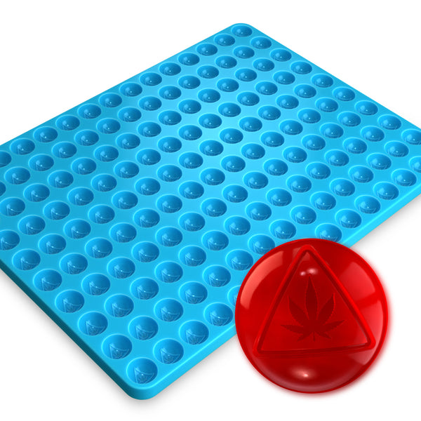 NJ Round Silicone Mold, 3mL, 150 Cavity, Half Sheet