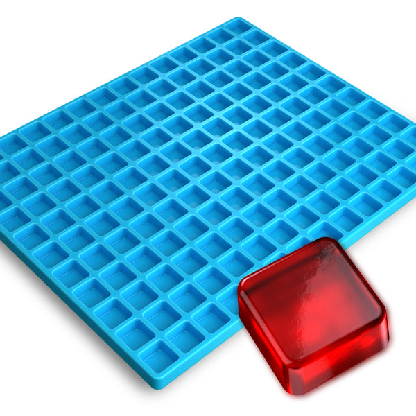 Square Silicone Mold, 4.75mL, 154 Cavity, Half Sheet