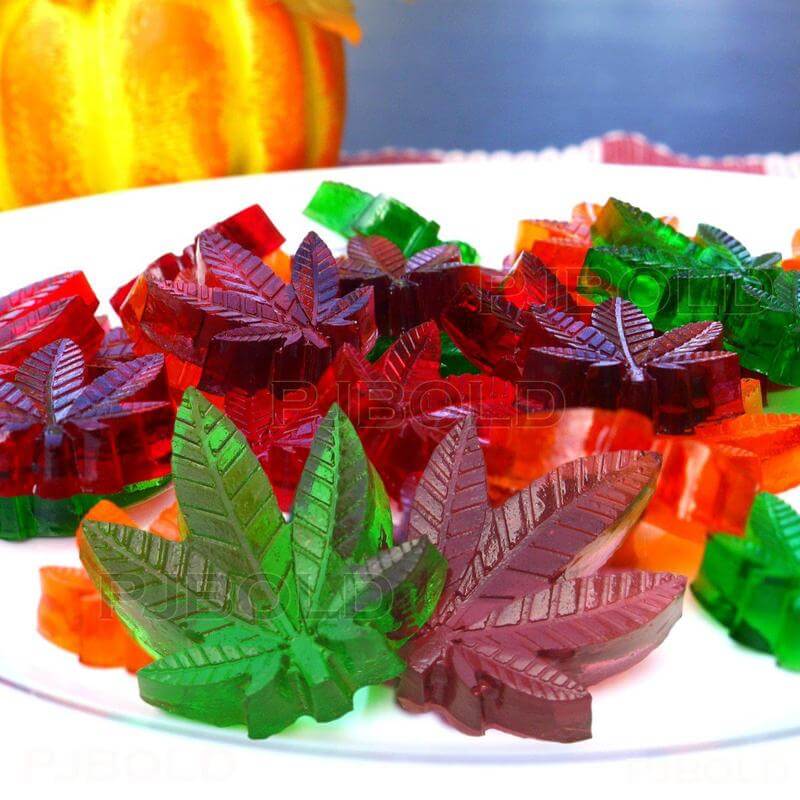 Hemp Leaf Silicone Candy Molds